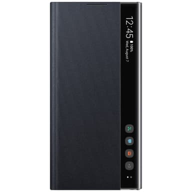 Samsung Galaxy Note 10 Plus Clear View deksel (sort)