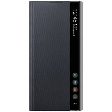 Samsung Galaxy Note 10 Clear View deksel (sort)