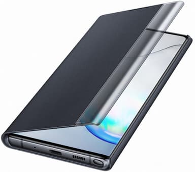 Samsung Galaxy Note 10 Plus Clear View deksel (sort)