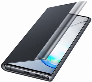 Samsung Galaxy Note 10 Clear View deksel (sort)