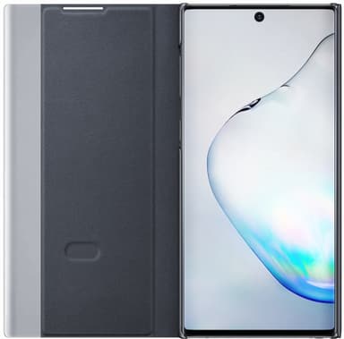 Samsung Galaxy Note 10 Clear View deksel (sort)