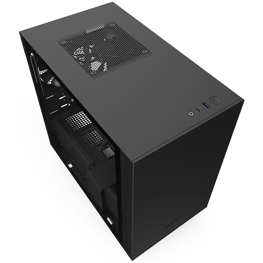 NZXT H210i Mini-ITX PC-kabinett (sort)
