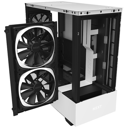 NZXT H510 Elite PC-kabinett (hvit)