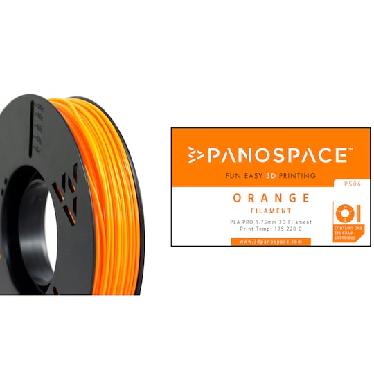 Panospace filament for 3D-printer Oransje