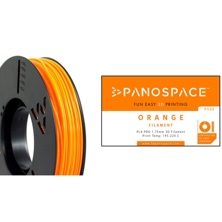 Panospace filament for 3D-printer Oransje
