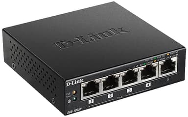 D-Link DGS-1005P 5-ports Gigabit PoE+ Ethernet-switch