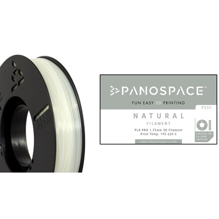 Panospace filament for 3D-printer (natural)