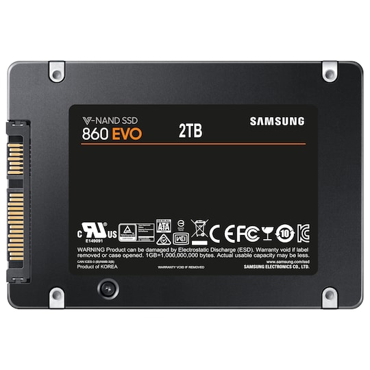 Samsung 860 EVO 2,5" SSD (2 TB)