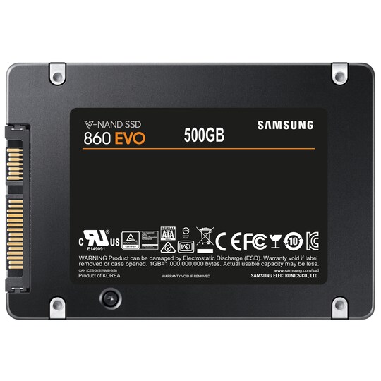 Samsung 860 EVO 2,5" SSD (500 GB)