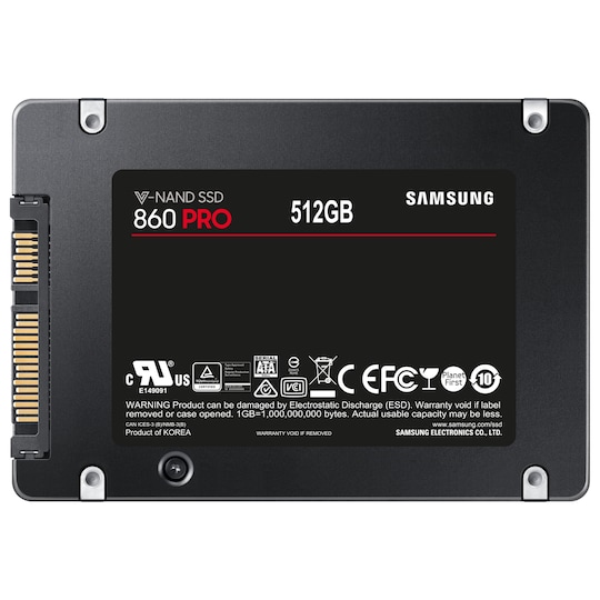 Samsung 860 Pro 2,5" SSD (512 GB)