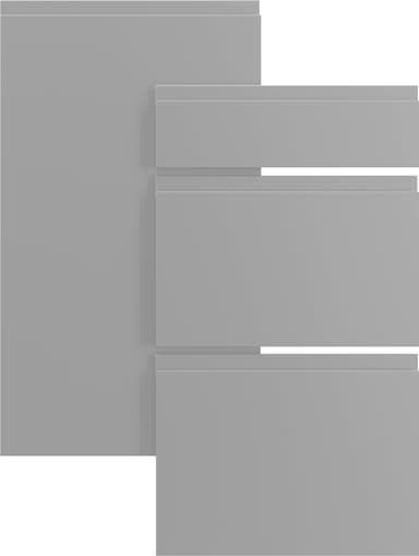 Epoq Integra skuffefront topp, 60x35 (steel grey)
