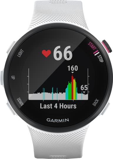 Garmin Forerunner 45S sportsklokke (sort/hvit)