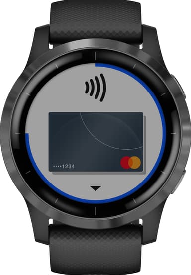 Garmin Vivoactive 4 GPS smartklokke (sort)