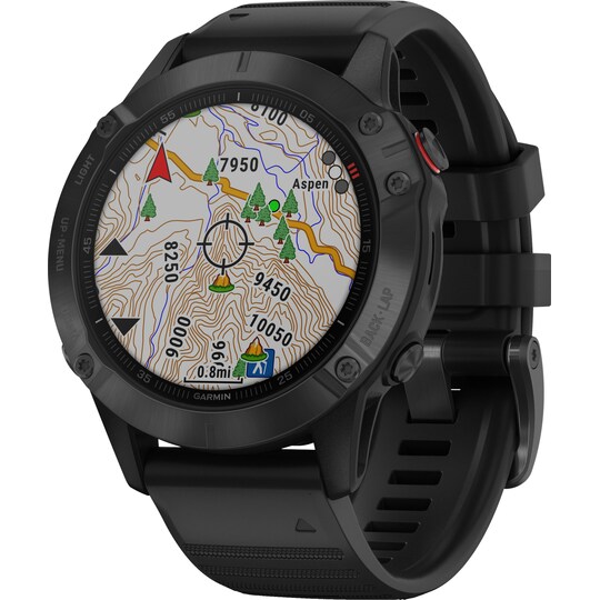 Garmin Fenix 6 Pro GPS smartklokke 47 mm (sort)