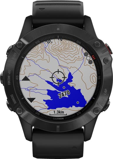 Garmin Fenix 6 Pro GPS smartklokke 47 mm (sort)