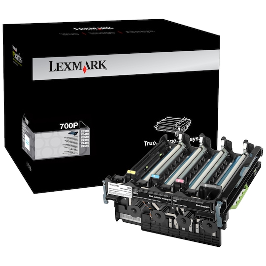 Lexmark 700P - farge (cyan, magenta, gul, svart) - fotolederenhet - LCCP