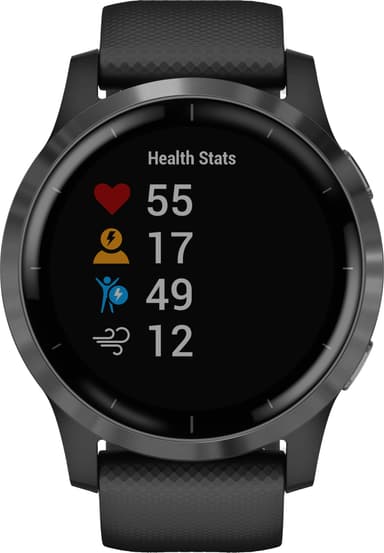 Garmin Vivoactive 4 GPS smartklokke (sort)