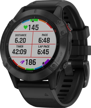 Garmin Fenix 6 Pro GPS smartklokke 47 mm (sort)