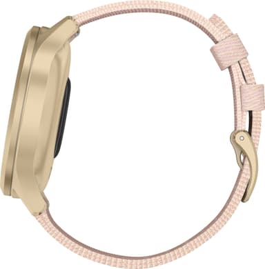 Garmin Vivomove Style hybrid smartklokke (lys gull/rose)