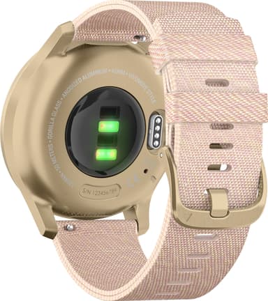 Garmin Vivomove Style hybrid smartklokke (lys gull/rose)