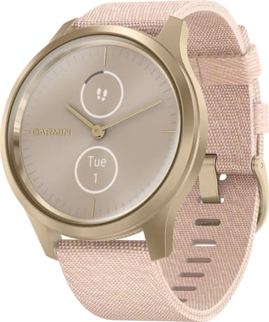 Garmin Vivomove Style hybrid smartklokke (lys gull/rose)