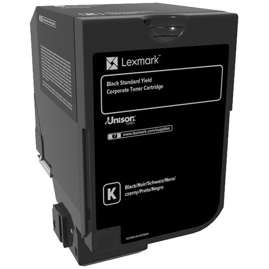 Lexmark - svart - original - tonerpatron - LCCP, LRP