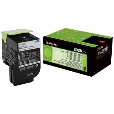Lexmark tonerpatron 802K Original Sort
