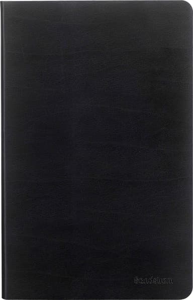 Sandstrøm Galaxy Tab A 10,1 2019 foliodeksel i lær (sort)