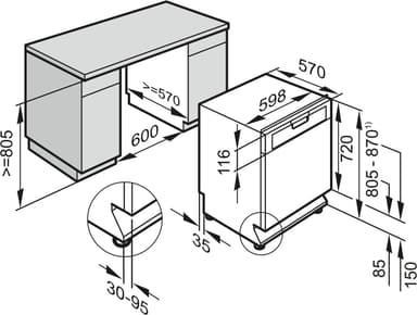 Miele Jubilee oppvaskmaskin G4930SCU (hvit)