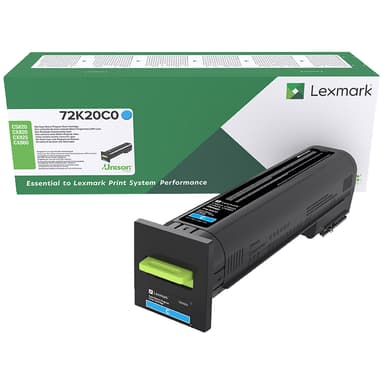 Lexmark - cyan - original - tonerpatron - LCCP, LRP