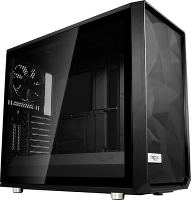 Fractal Design Meshify S2 chassis til PC (sort/mørkt glass)