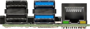 Raspberry Pi 4 Model B mikro-PC (hovedkort, 4 GB)