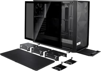 Fractal Design Meshify S2 chassis til PC (sort/mørkt glass)