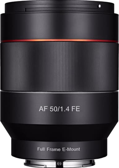 Samyang AF 50 mm f/1.4 FE fastobjektiv
