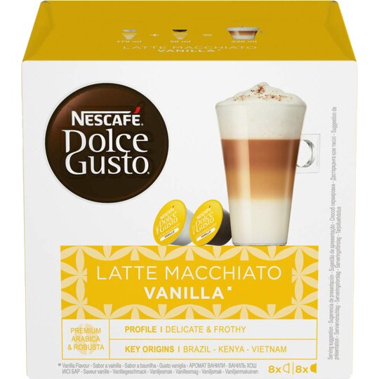 Nescafè Dolce Gusto Vanilla Latte Macchiato kaffekapsel