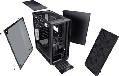 Fractal Design Meshify C PC-kabinett (sort/mørkt glass)