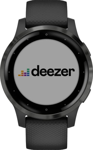 Garmin Vivoactive 4s GPS smartklokke (sort)