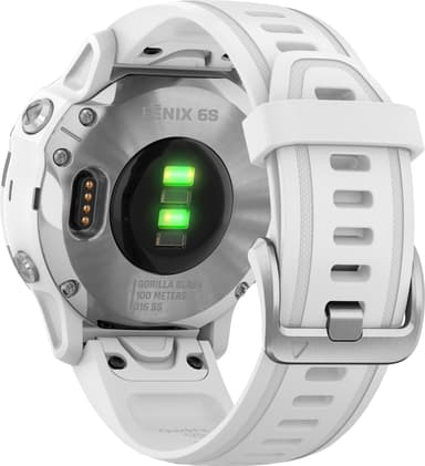 Garmin Fenix 6s GPS smartklokke 42 mm (sølv/hvit)