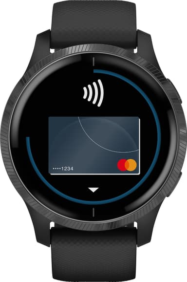 Garmin Venu GPS smartklokke (sort)