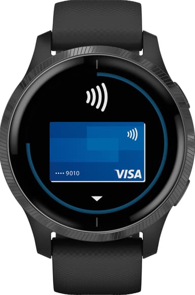 Garmin Venu GPS smartklokke (sort)