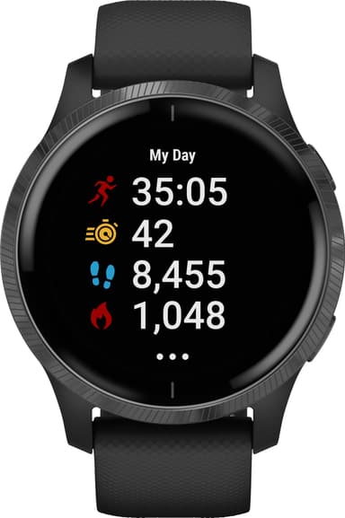 Garmin Venu GPS smartklokke (sort)