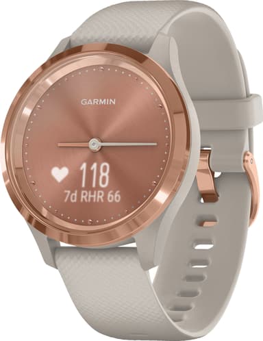 Garmin Vivomove 3s smartklokke (rosegull)