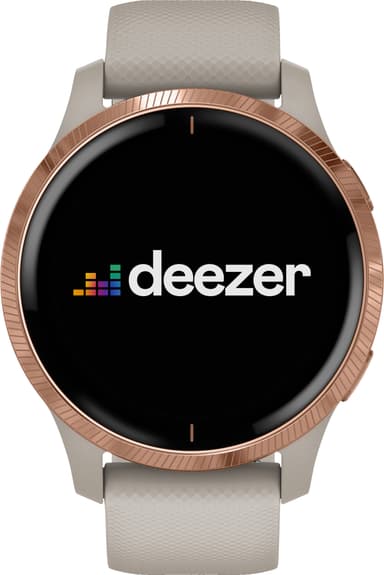 Garmin Venu GPS smartklokke (sand/rose)