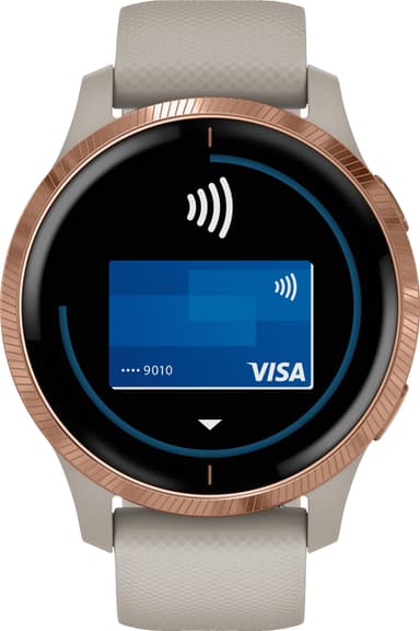 Garmin Venu GPS smartklokke (sand/rose)