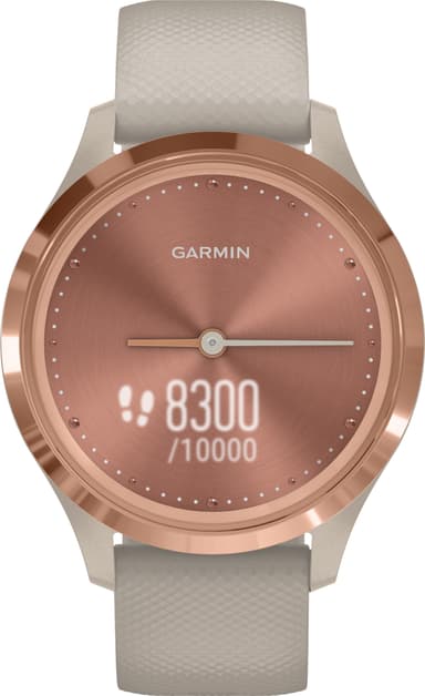 Garmin Vivomove 3s smartklokke (rosegull)