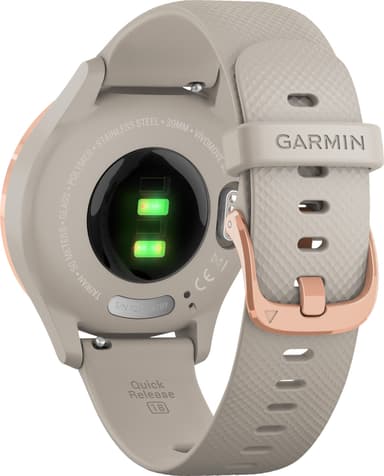 Garmin Vivomove 3s smartklokke (rosegull)