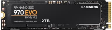 Samsung 970 EVO intern M.2 SSD-lagring (2 TB)