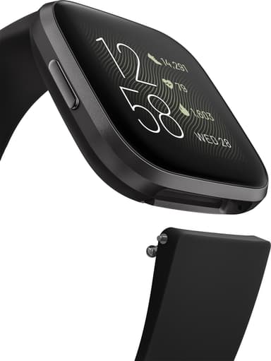 Fitbit Versa 2 smartklokke (sort/karbon)