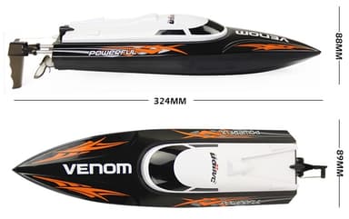 UDI Venom RC Båt - Black 2.4G