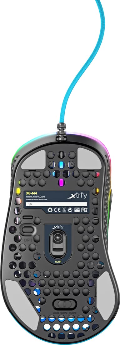 Xtrfy M4 RGB gamingmus (Miami blue)